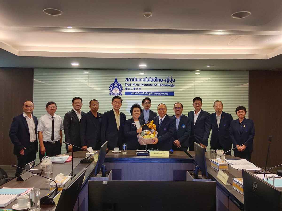 สมาคมส่งเสริมเทคโนโลยี (ไทย-ญี่ปุ่น) ร่วมแสดงความยินดีนายกสภาสถาบันฯ TNI
